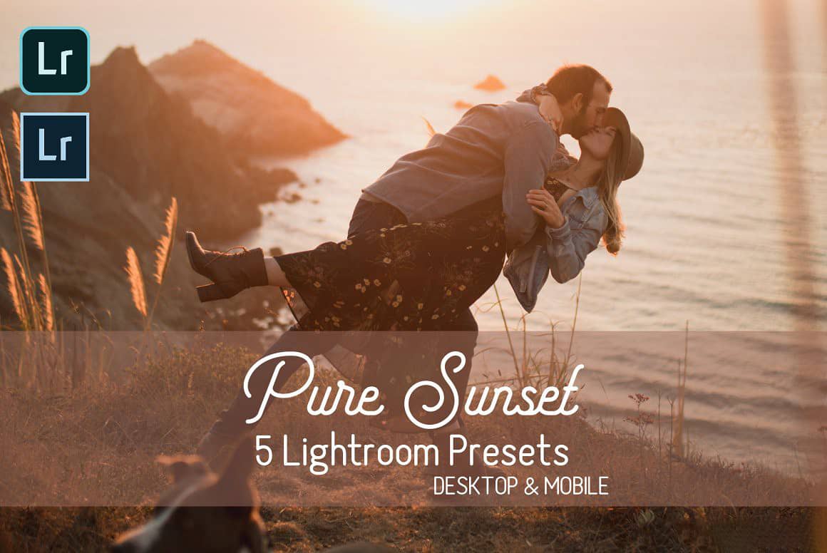 日落黄昏情绪人像后期调色Lightroom预设 Pure Sunset Lightroom Presets