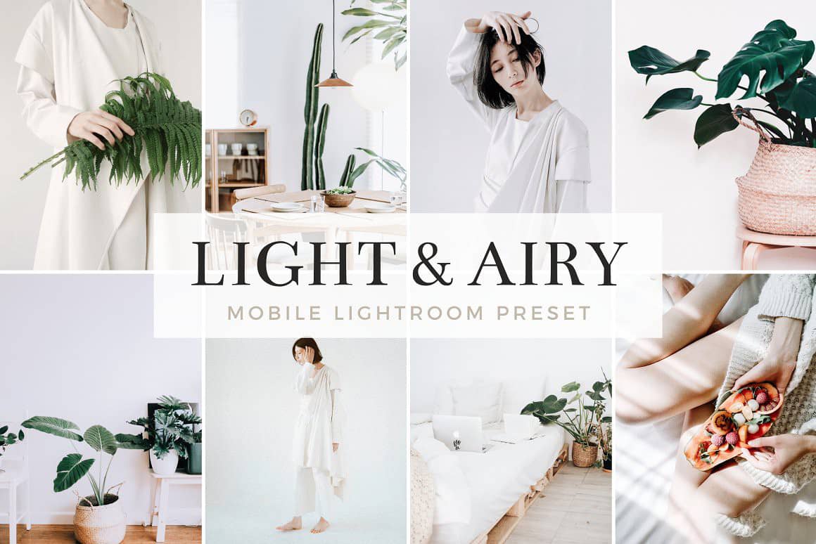 明亮通透清新胶片人像Lightroom预设 Light Airy Mobile Lightroom Preset