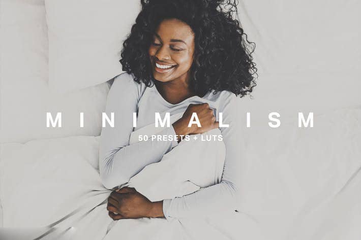 极简主义胶片风LR预设+LUT预设 50 Minimalism Lightroom Presets LUTs