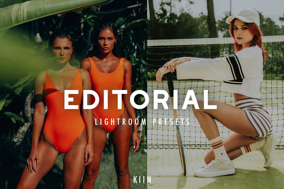 流行时尚杂志人像Lightroom预设APP滤镜 EDITORIAL LIGHTROOM PRESETS