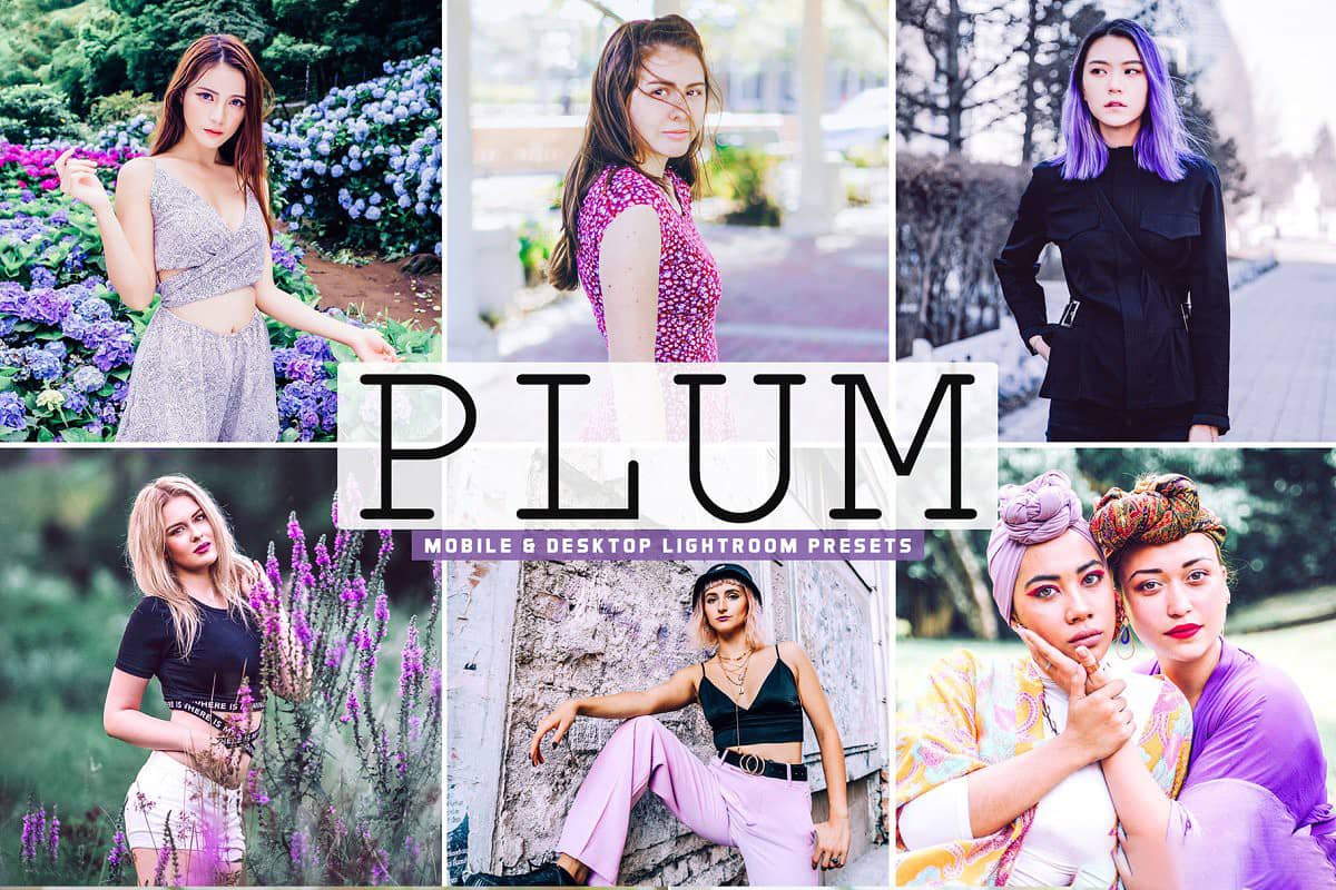 流行色彩时尚街拍人像LR预设