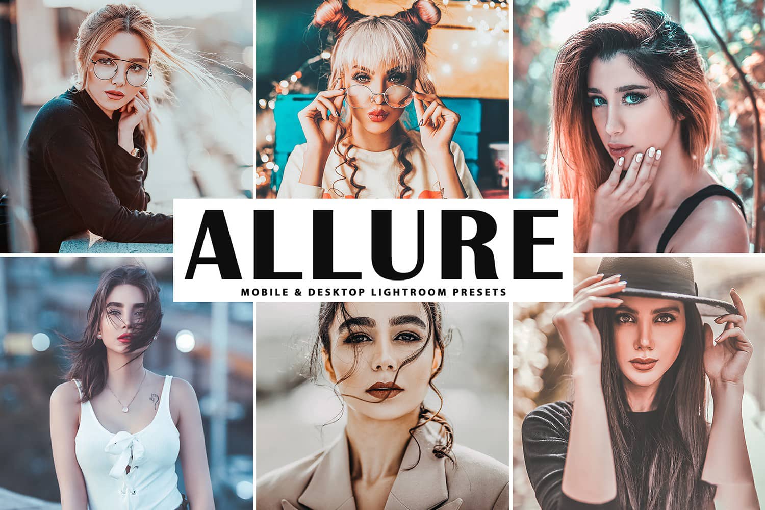 清晰通透人像摄影温暖色调Lightroom预设+手机版Lightroom APP预设