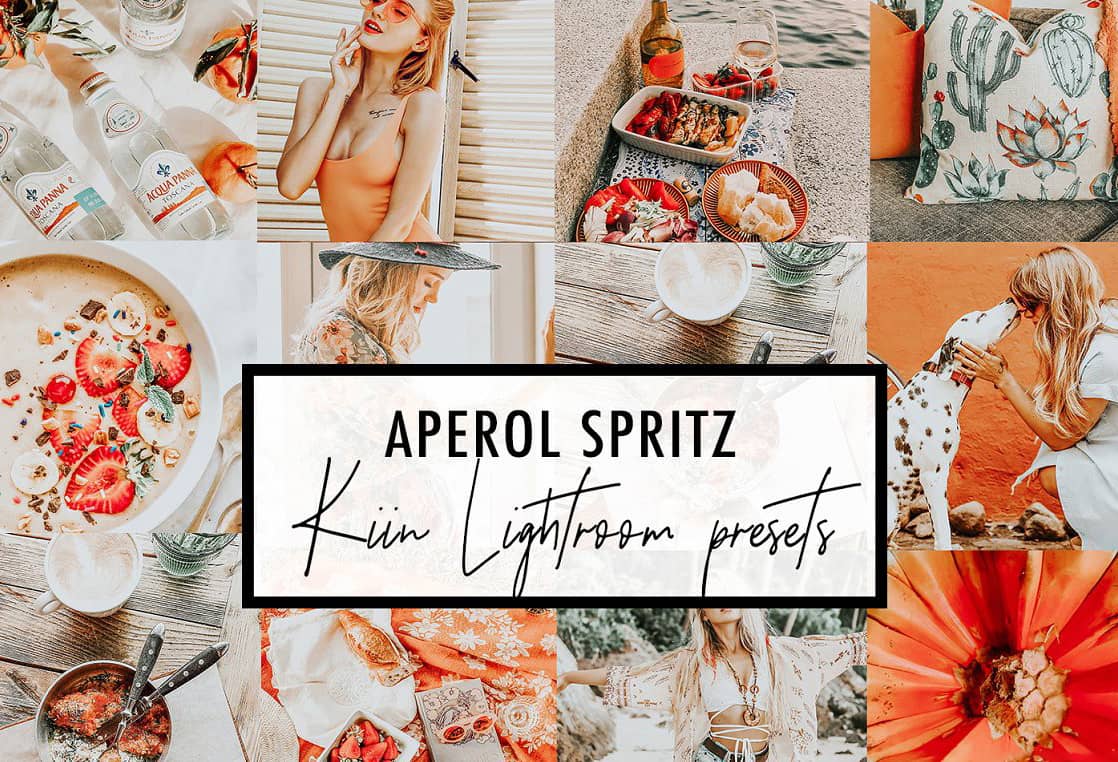 清晰通透明亮橘红色调Lightroom预设+手机版预设