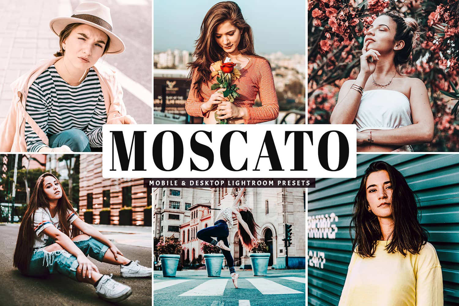 温暖时尚博客肖像LR预设+手机APP预设 Apricot Lightroom Presets