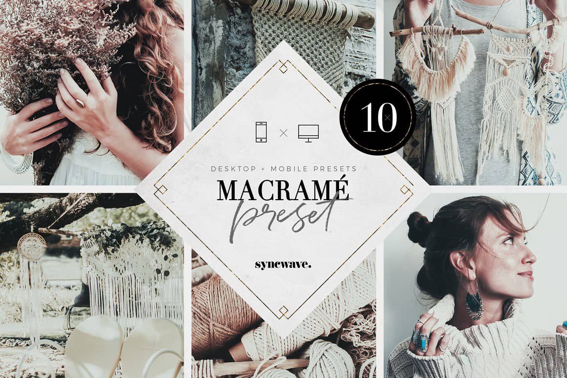 焦糖暖色调人像产品摄影LR预设