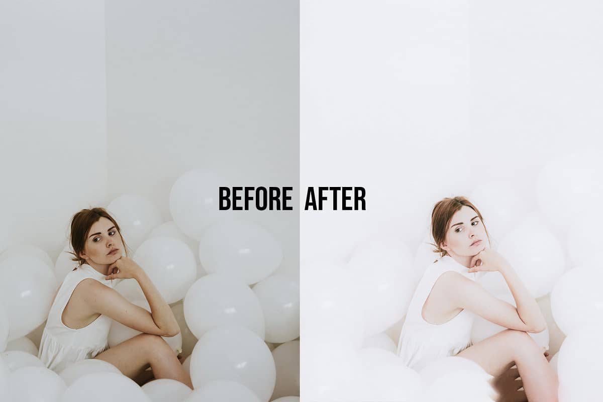 牛奶白清新通透人像产品Lightroom预设AIRY BRIGHT Lightroom Presets