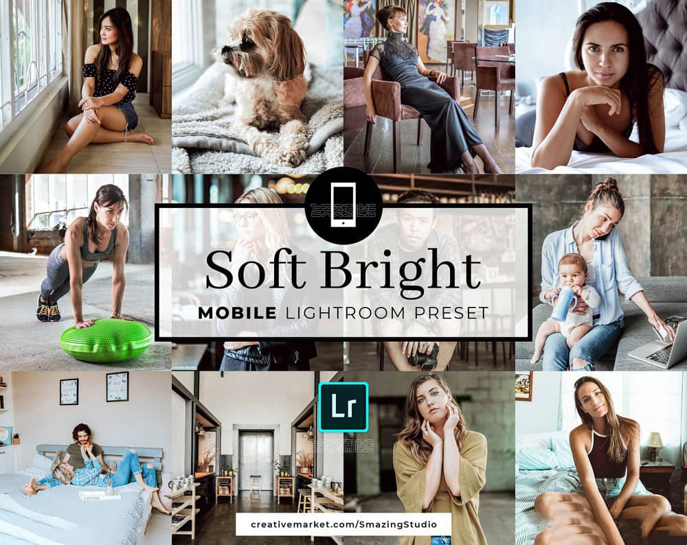 生活博客摄影柔软明亮Lightroom预设+手机版lr预设