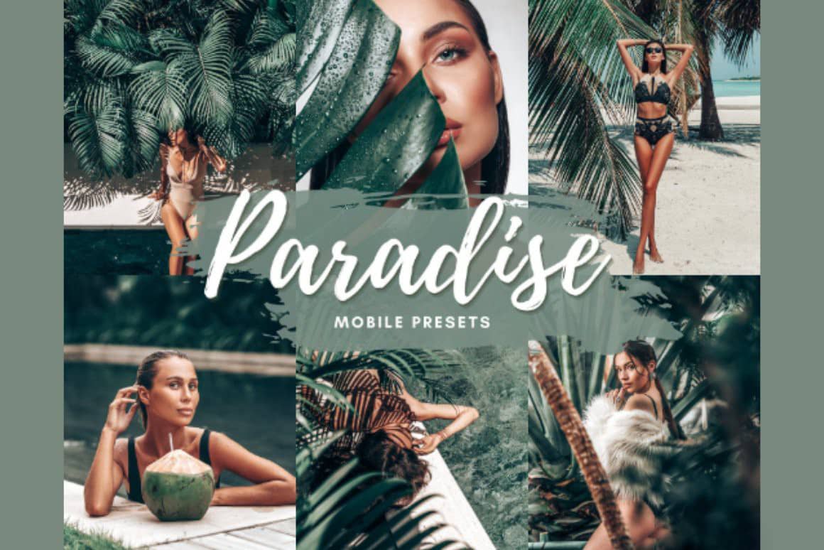 电影森系绿色调人像写真