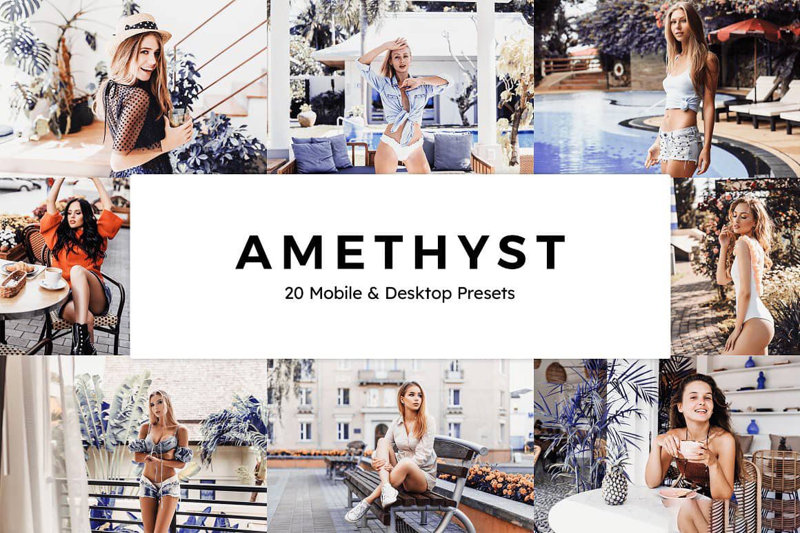 紫水晶红外效果Lightroom预设