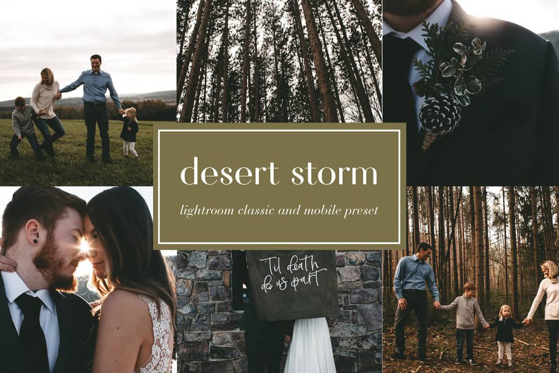 胶片感旅拍人像Lightroom预设+手机版lr预设 desert storm lightroom