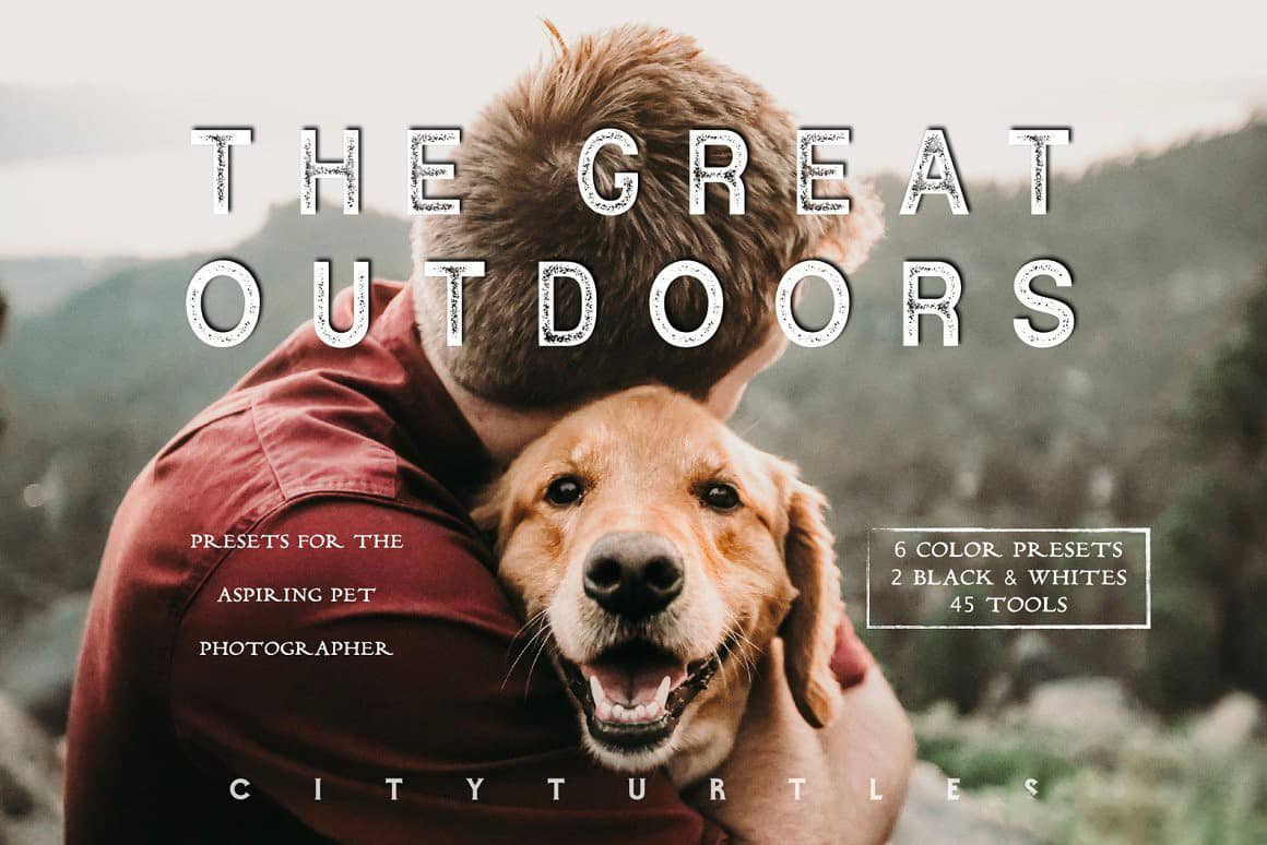 萌宠摄影LR+手机app调色预设Moody Pet Photography Kit Presets