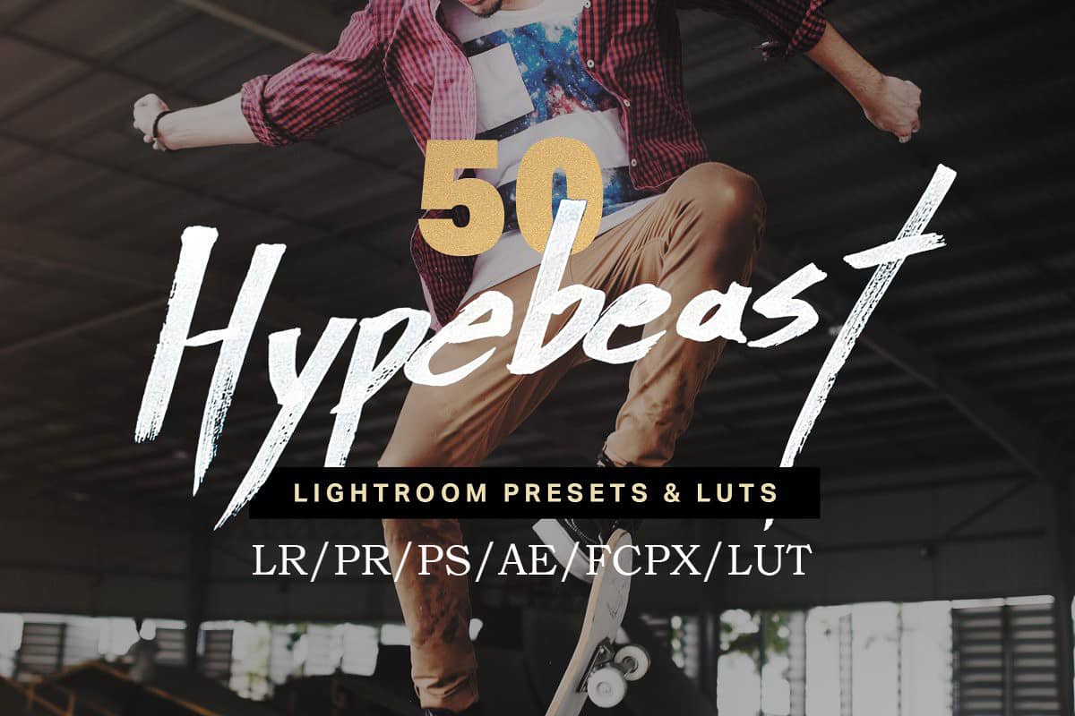 街拍时尚人像电影朋克胶片LR预设PR