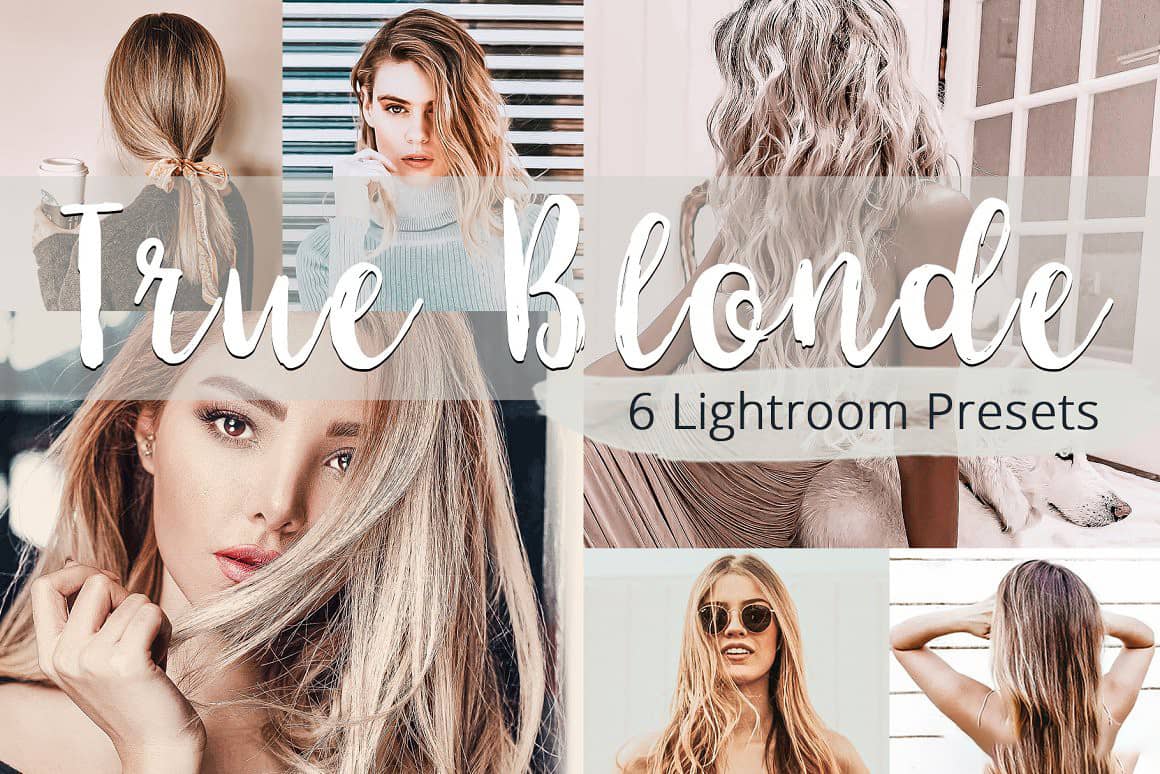 通透明亮金发女郎人像Lightroom预设 True Blonde – Lightroom Presets