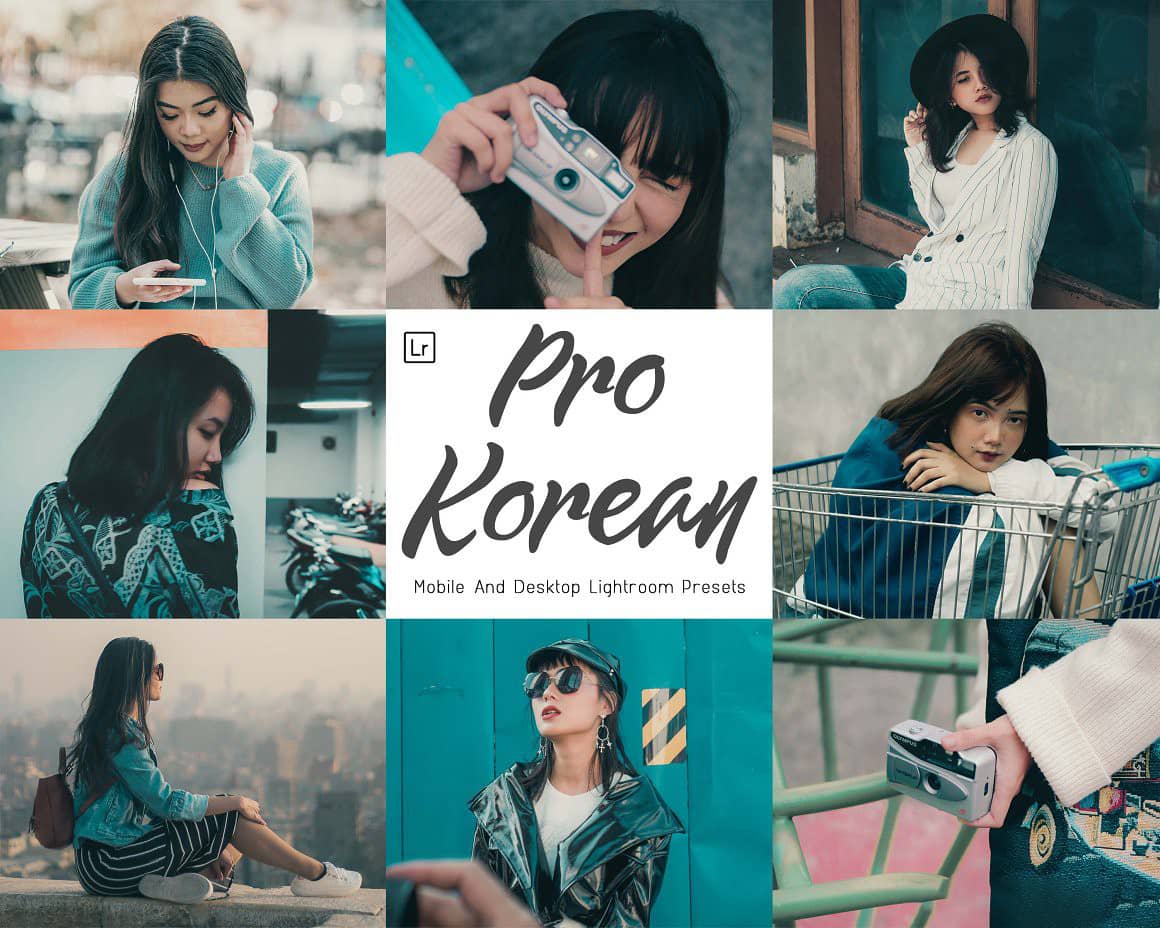 韩系街拍电影人像Lightroom预设