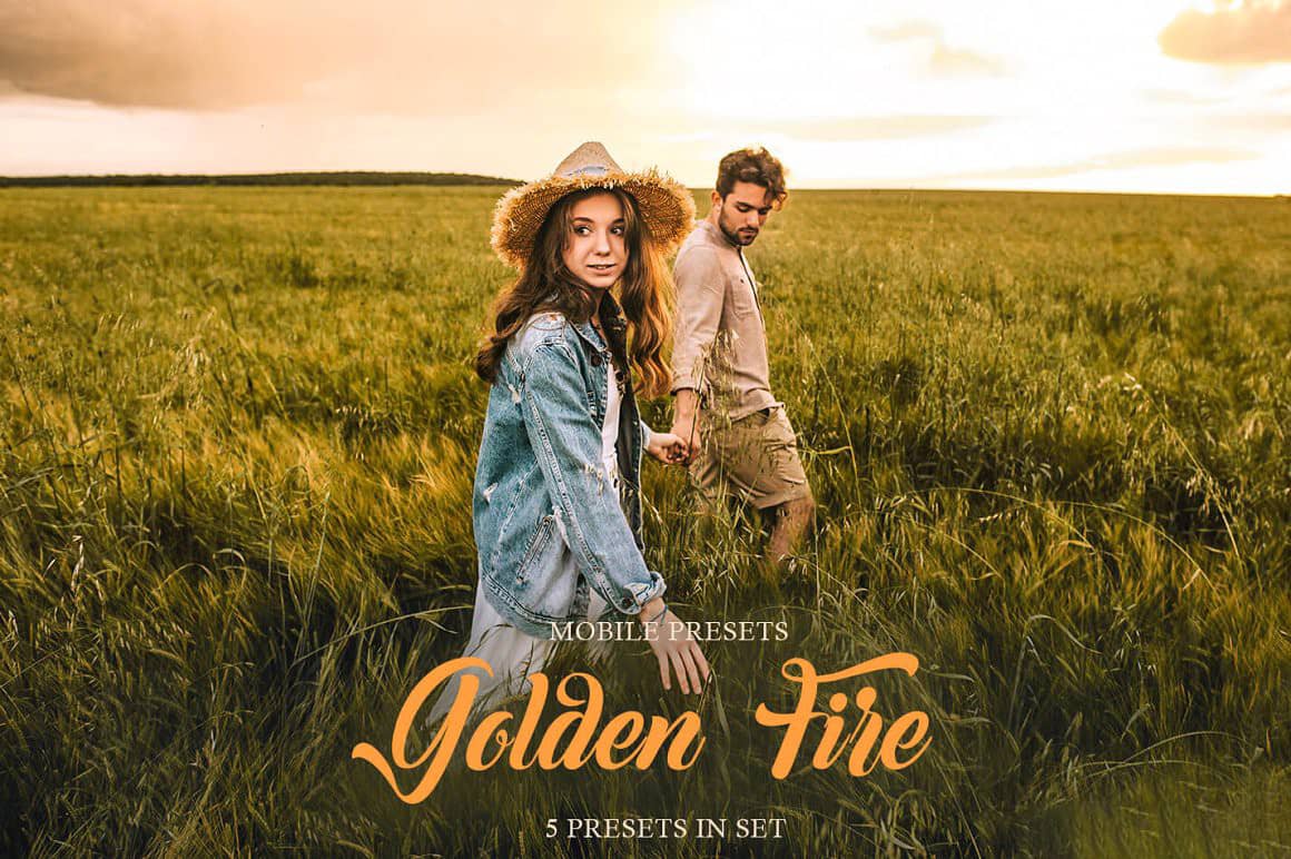 黄金时段暖色调人像LR预设