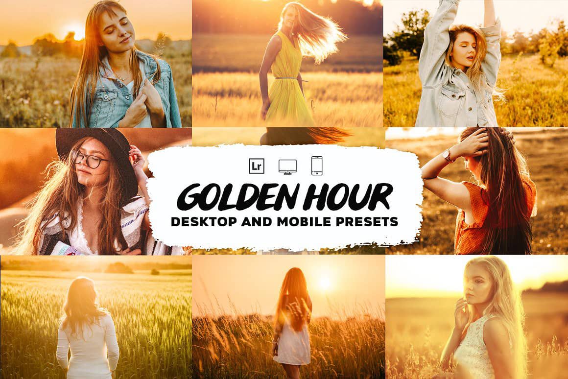 黄金时段逆光通透人像Lightroom预设