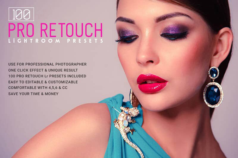 100个专业人像润饰Lightroom预设 100 Pro Retouch Lightroom Presets