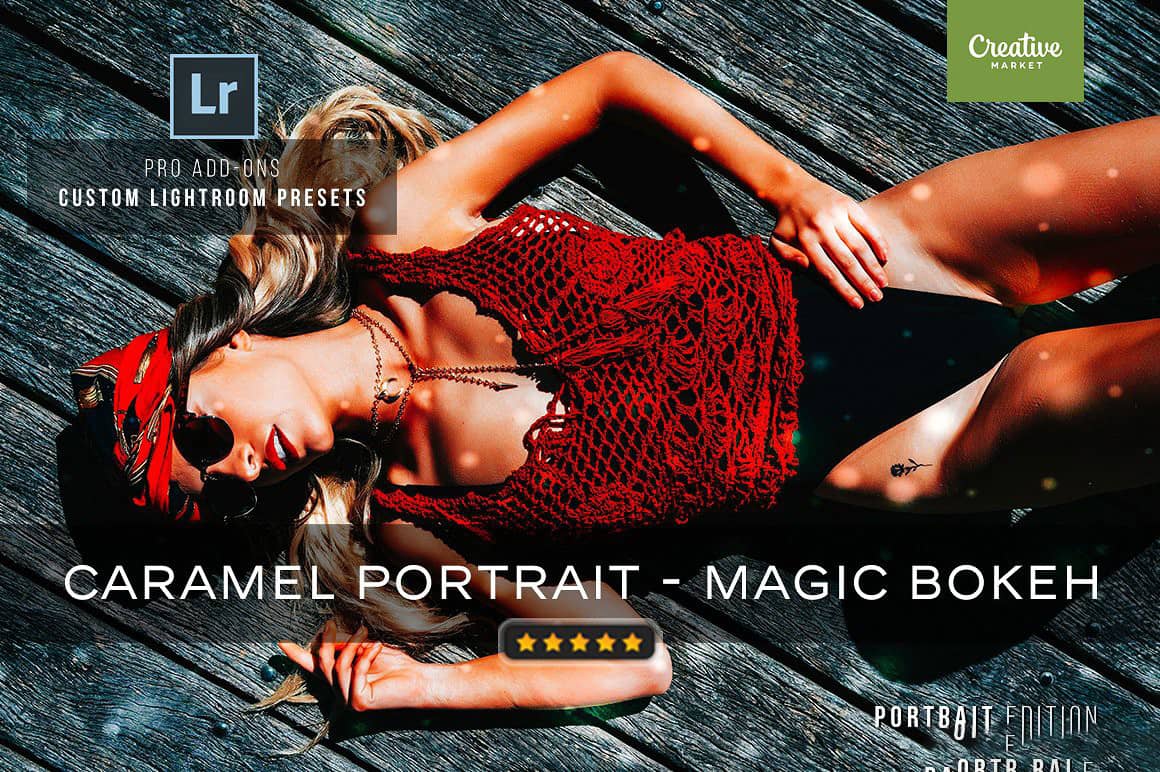 150+酷炫时尚室内外人像摄影散景效果Lightroom预设