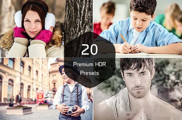 20组专业HDRLightroom预设 HDR Pro Lightroom Presets
