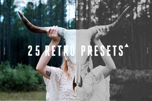 25款复古胶片Lightroom预设