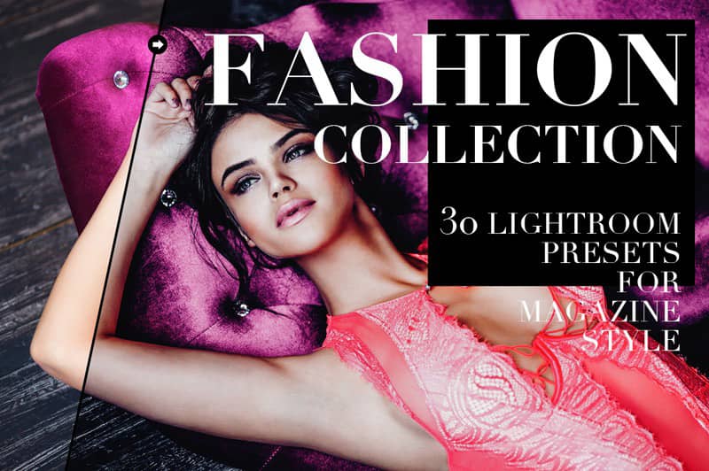 50人像模特时尚杂志摄影后期Lightroom预设