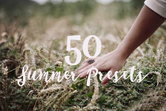 50款夏季婚礼人像摄影高级调色预设 Summer Lightroom Presets