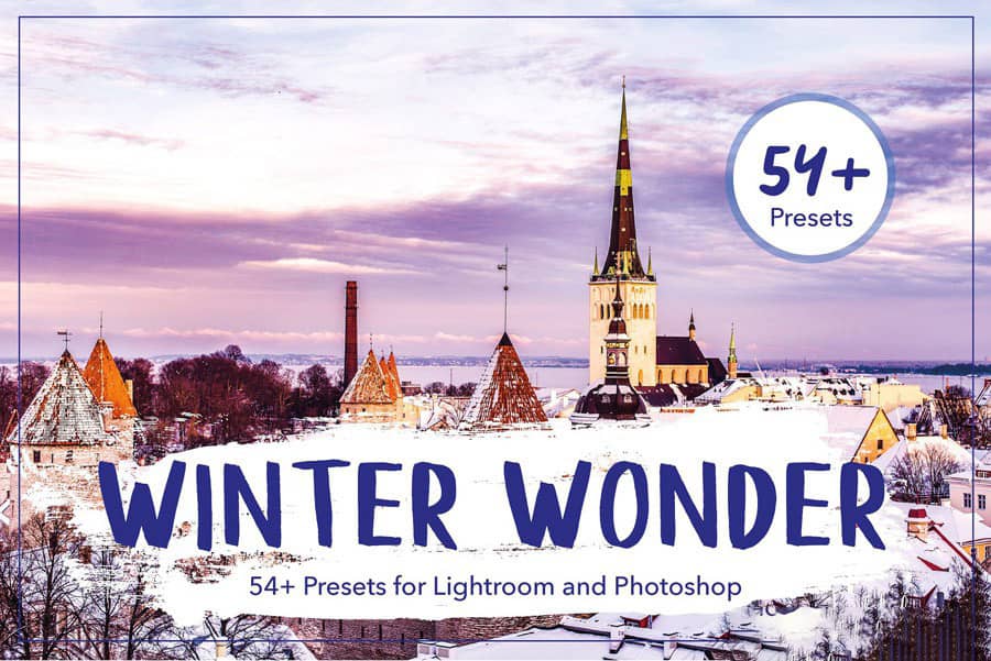 54组冬季色调Lightroom预设