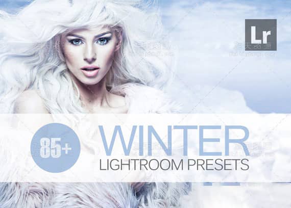 87组冬季人像摄影后期处理Lightroom预设