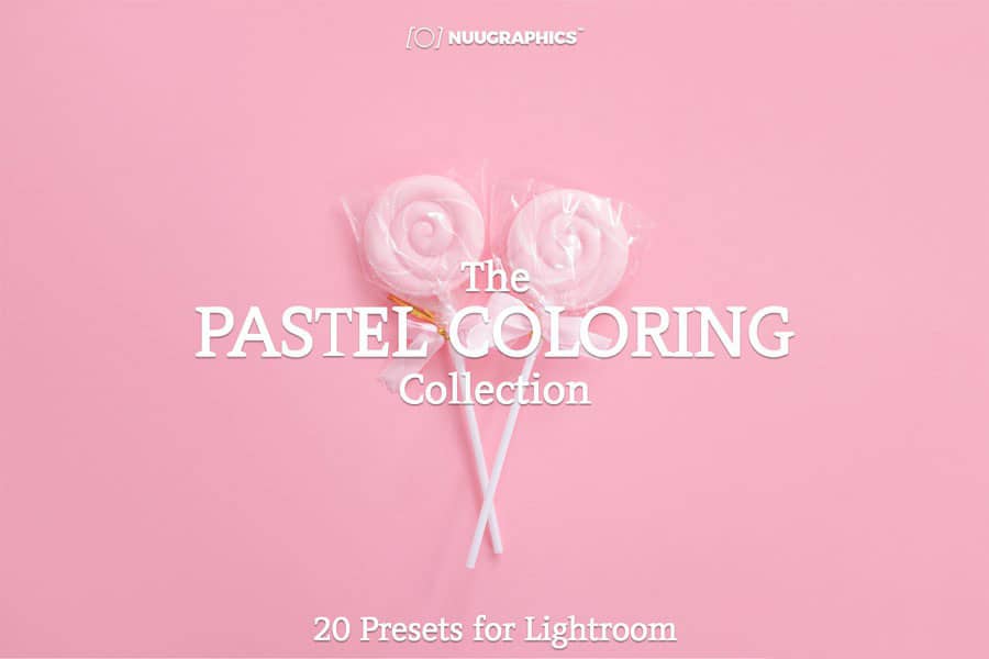 INS人像复古柔和粉彩Lightroom预设合集nuugraphics Pastel Color Presets