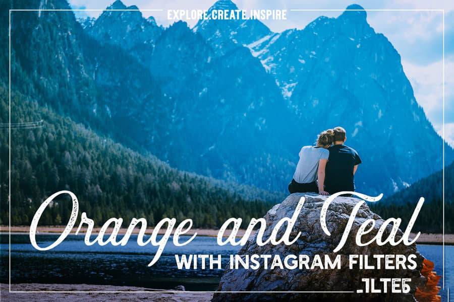 INS流行色橙色和蓝绿色Lightroom预设 Orange and teal Lightroom