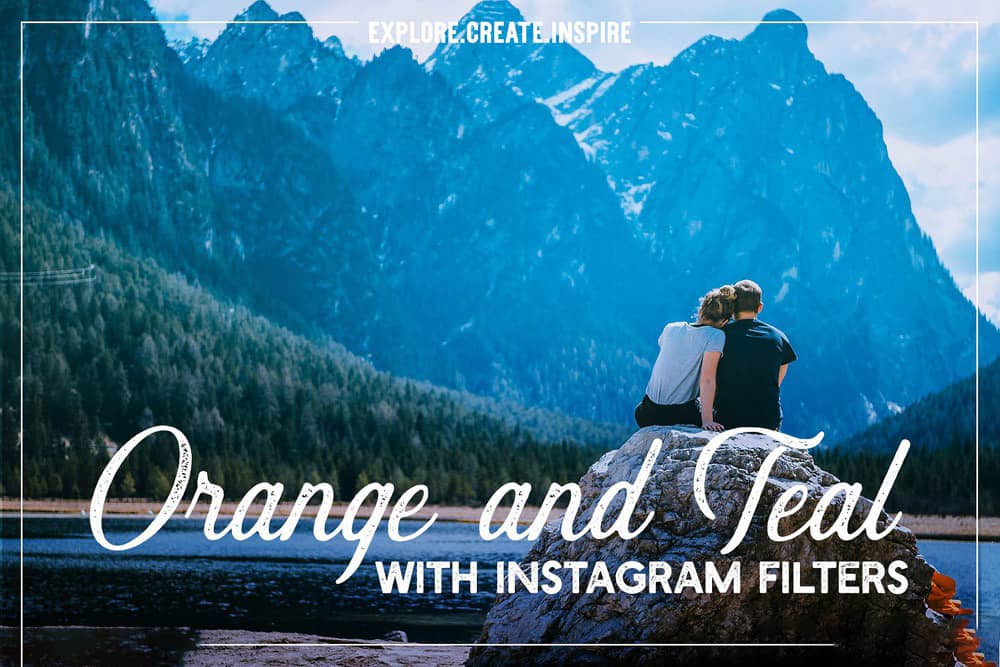 Ins风摄影师博客橙色和蓝绿色Lightroom预设 Orange and tea Lightroom