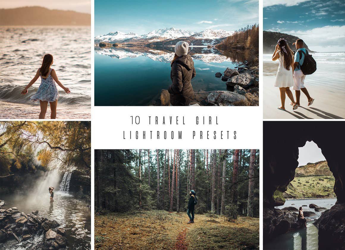 ins风格旅拍人像后期调色Lightroom预设 Travel Girl LR presets for Instagram