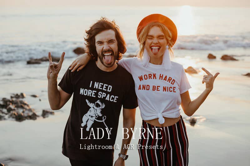 Lady Byrne 2019情绪人像轻胶片Lightroom预设+ACR预设
