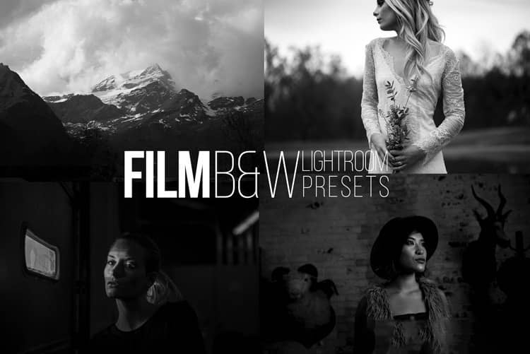 Lightroom预设 黑白电影轻胶片Lightroom预设  Film BW