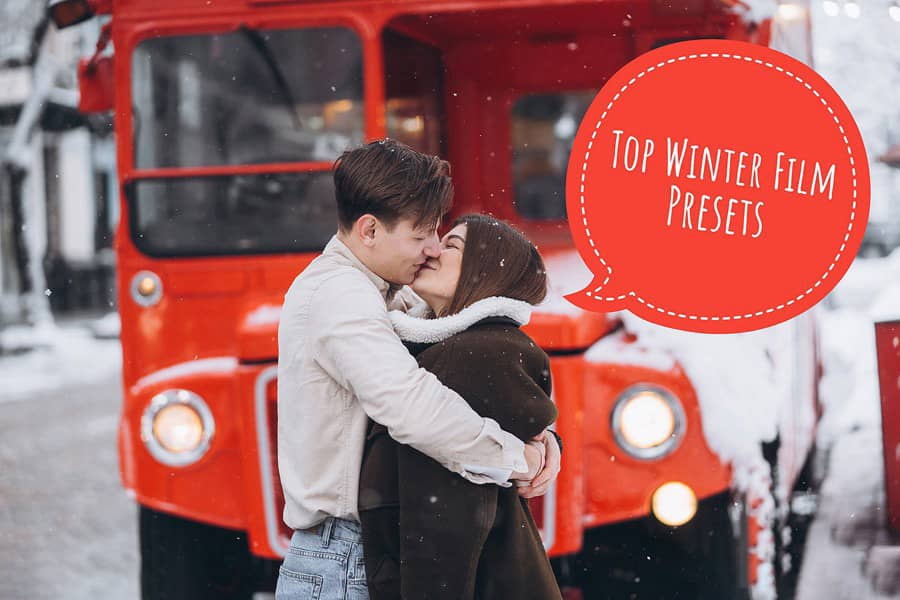 TOP10冬季电影效果人像Lightroom预设Winter Film Lightroom Presets