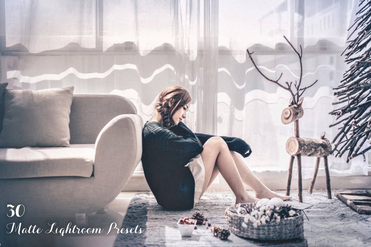 免费Lightroom预设-30个磨砂人像Lightroom预设Matte Lightroom Presets