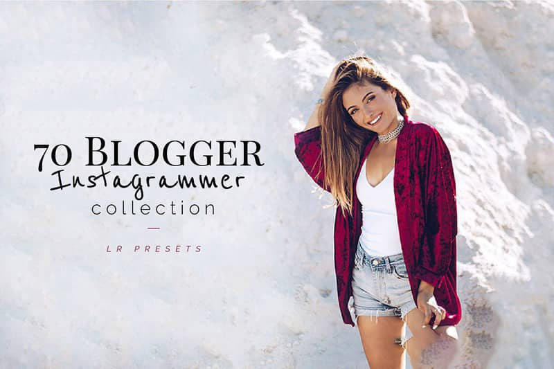完美博客Lightroom预设 70+ Blogger Instagrammer LR Presets