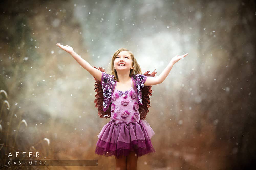 家庭生活人像摄影后期完美皮肤冬季色调Lightroom预设