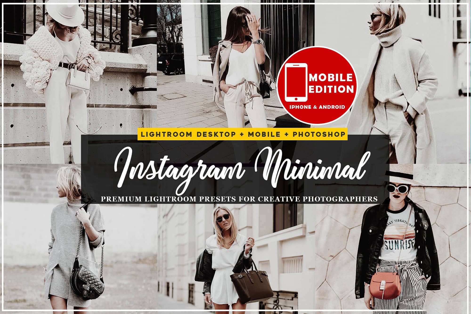 时尚人像产品摄影Instagram博客LR预设 blogger Lightroom Presets