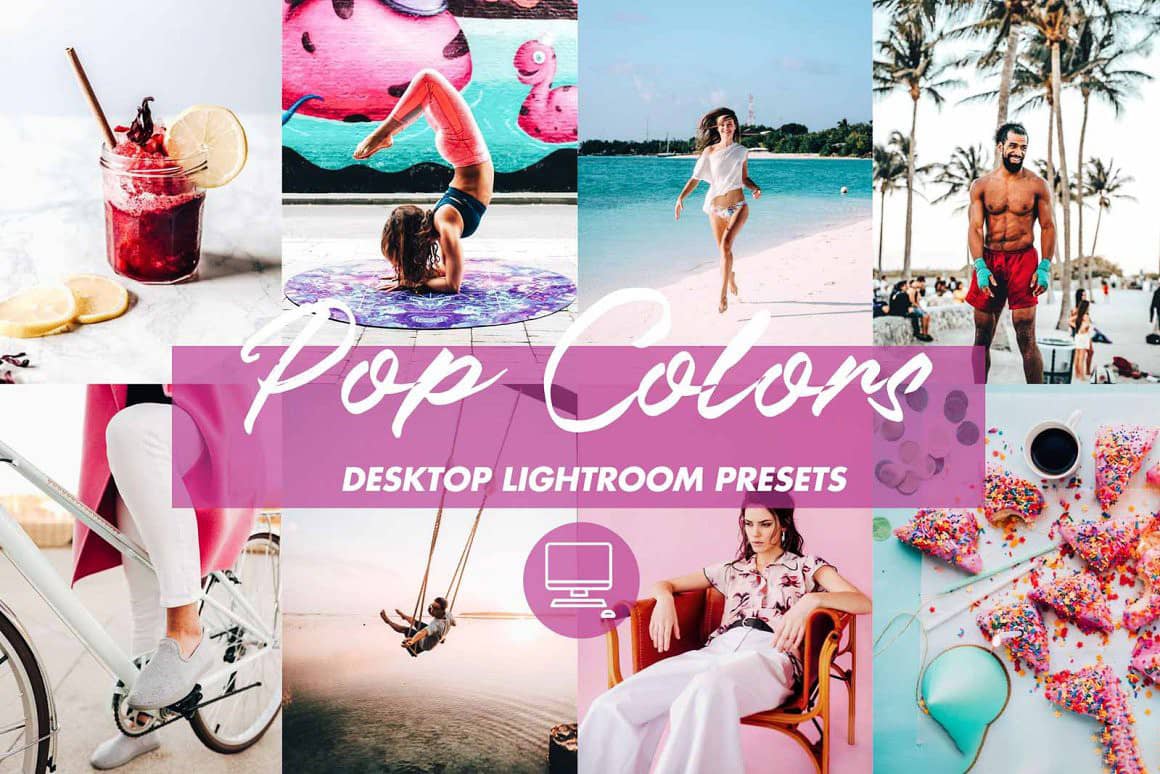 时尚人像对比度流行色Lightroom预设 POP COLORS Lightroom Presets