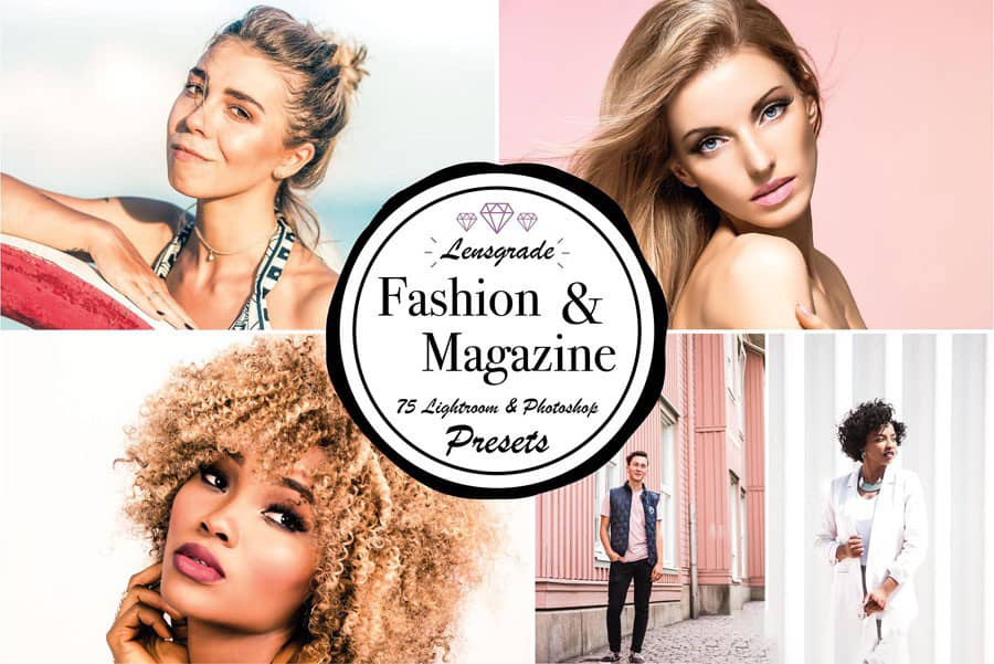 时尚杂志人像Lightroom预设+ACR预设 Fashion Lightroom  ACR Presets