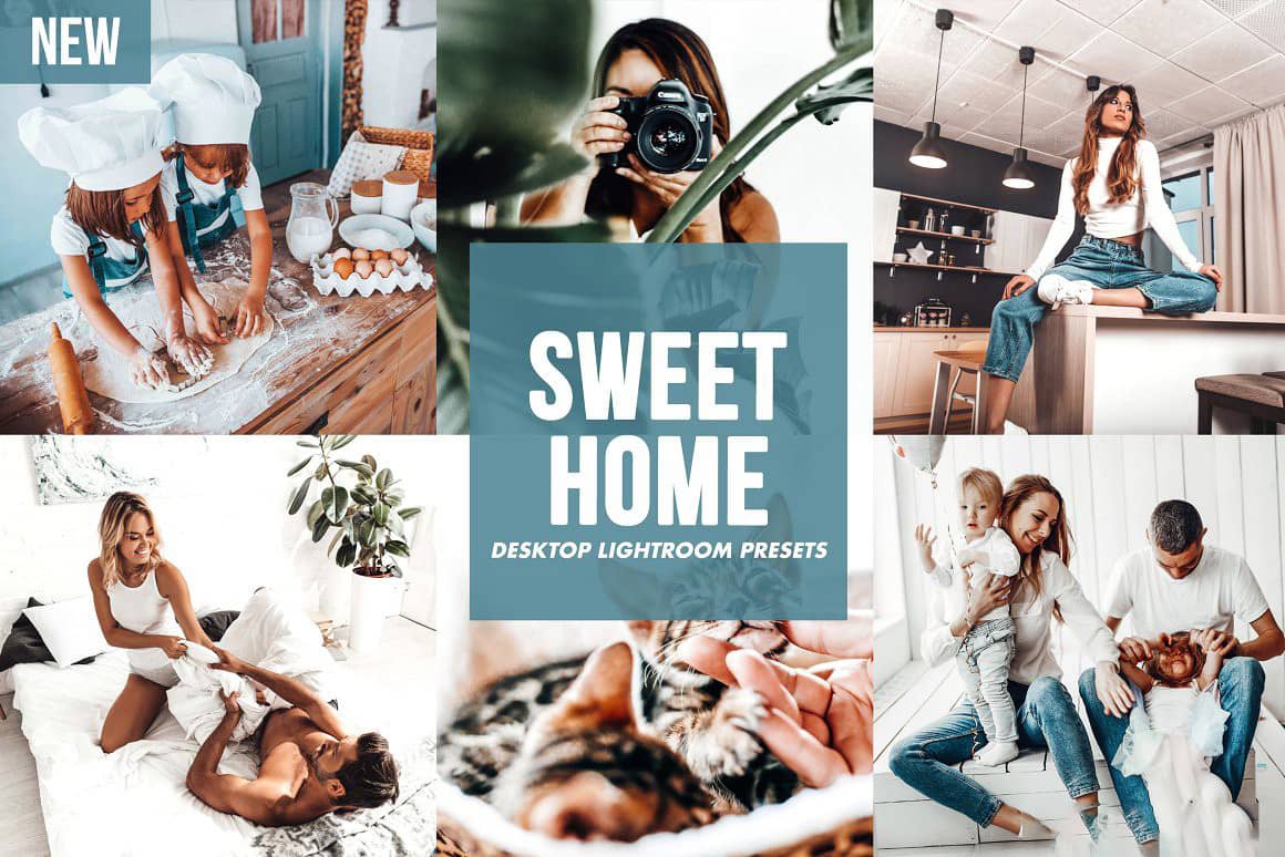 清晰通透温暖居家摄影后期LR预设 Lightroom Presets SWEET HOME