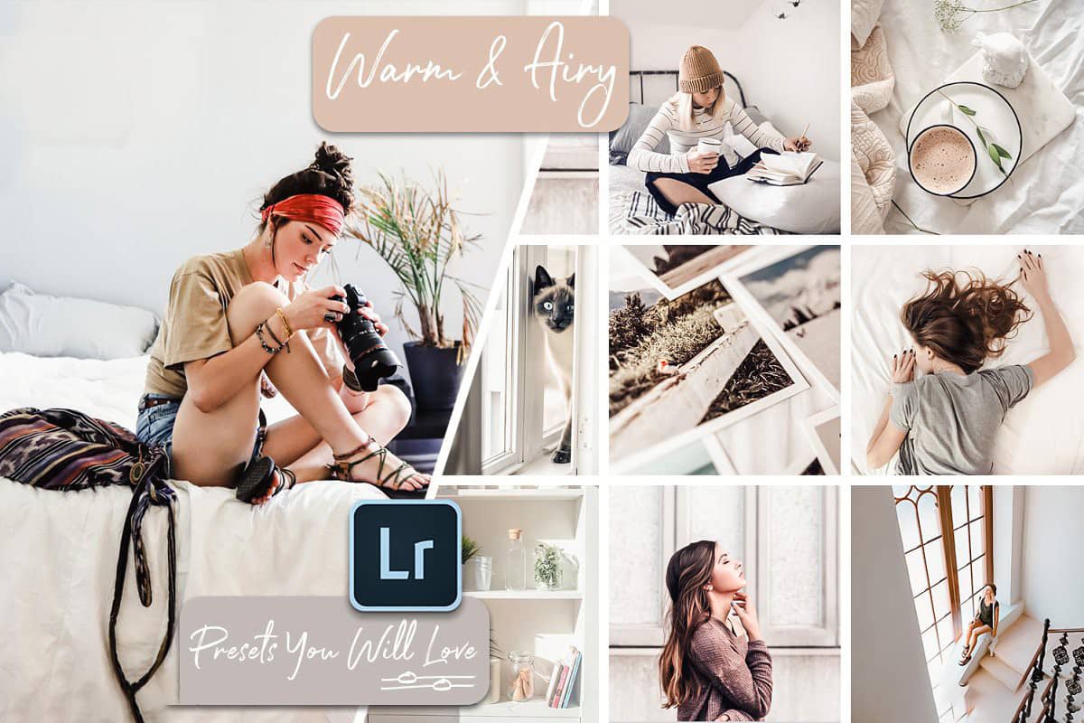 温暖色调人像胶片Lightroom预设Warm  Airy Lightroom Presets