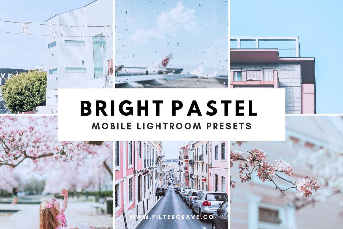粉彩通透日系糖果色Lightroom预设 Bright Pastel Lightroom Presets