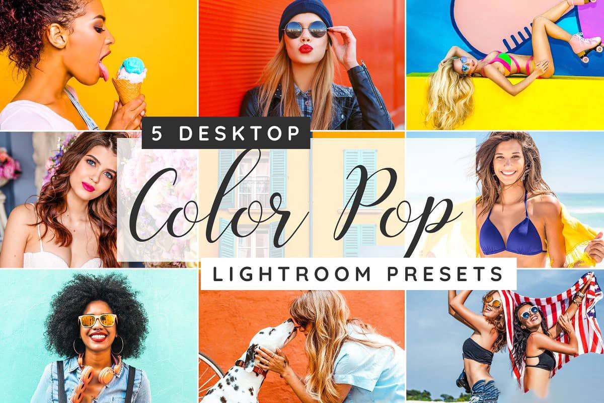 通透去灰POP流行色调人像Lightroom预设 Color pop LR presets