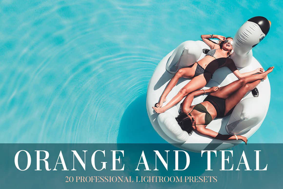 青橙电影质感通透人像Lightroom预设 Orange  Teal Lr Presets