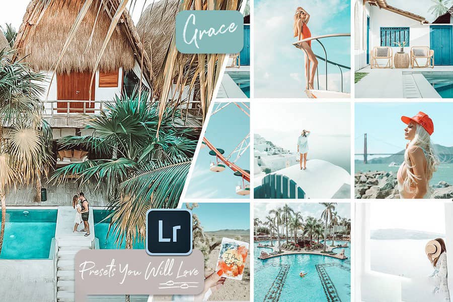 高大上INS网红博主清新人像Lightroom预设+手机版预设+ACR预设