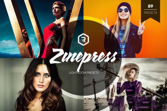 魅力时尚杂志封面人像Lightroom预设 Zinepress Lightroom Presets