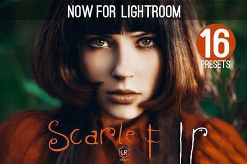 鲜红色彩Lightroom预设 Scarlet Lightroom Preset Bundle