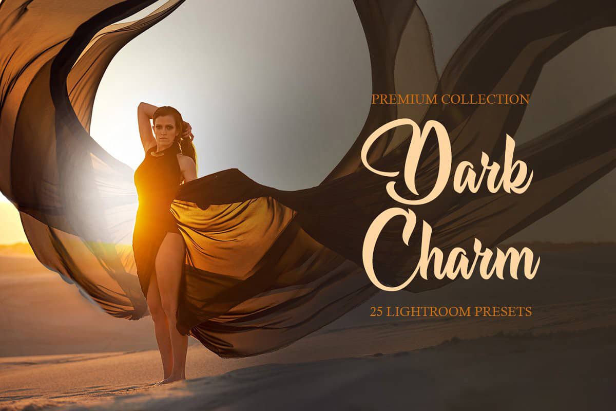 黑暗的魅力通透人像Lightroom预设 Dark Charm Presets for Lightroom